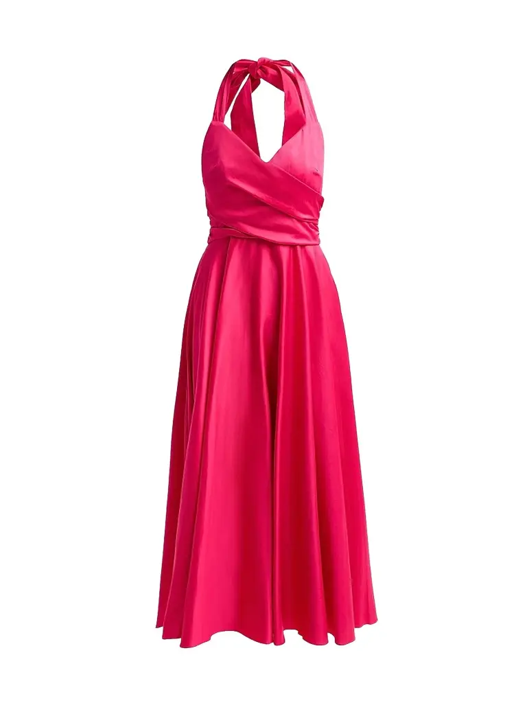 BLACK HALO Women's Noelle Midi Dress - Cerise - Size 14 | Image 1 BLACK HALO Women's Noelle Midi Dress - Cerise - Size 14 | Image 1