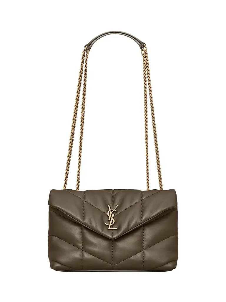 Saint Laurent Women's Puffer Toy Shoulder Bag in Quilted Lambskin | Image 1 Saint Laurent Women's Puffer Toy Shoulder Bag in Quilted Lambskin | Image 1