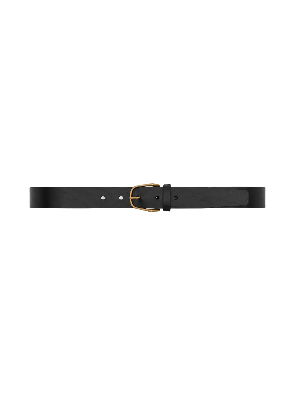 Men's Minimal Belt in Leather - Black
