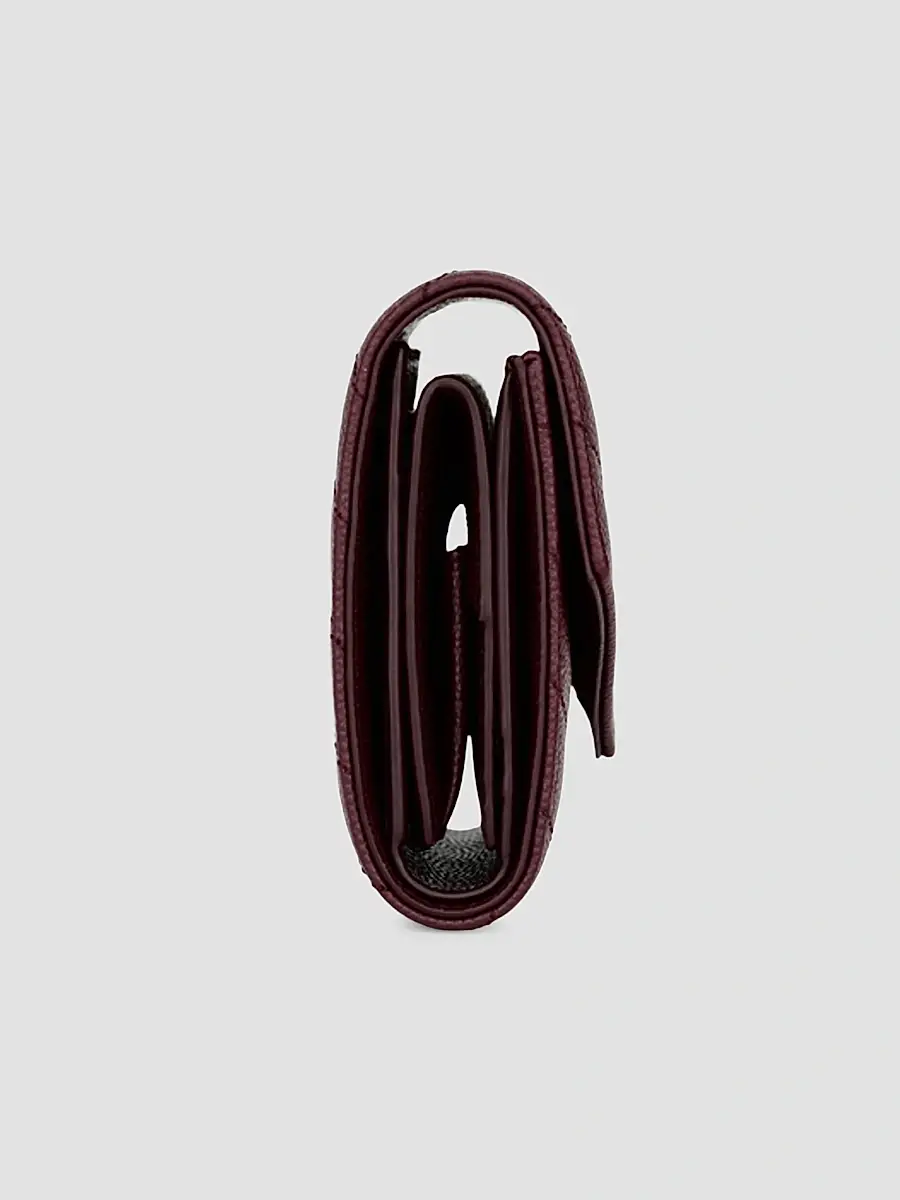 Saint Laurent Women's Cassandre Multi-Fold Wallet in Grain De Poudre Leather | Thumbnail 5 Saint Laurent Women's Cassandre Multi-Fold Wallet in Grain De Poudre Leather | Thumbnail 5