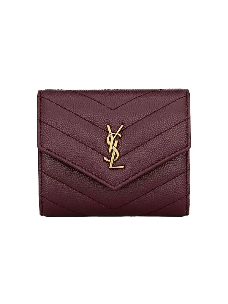 Women's Cassandre Multi-Fold Wallet in Grain De Poudre Leather Women's Cassandre Multi-Fold Wallet in Grain De Poudre Leather