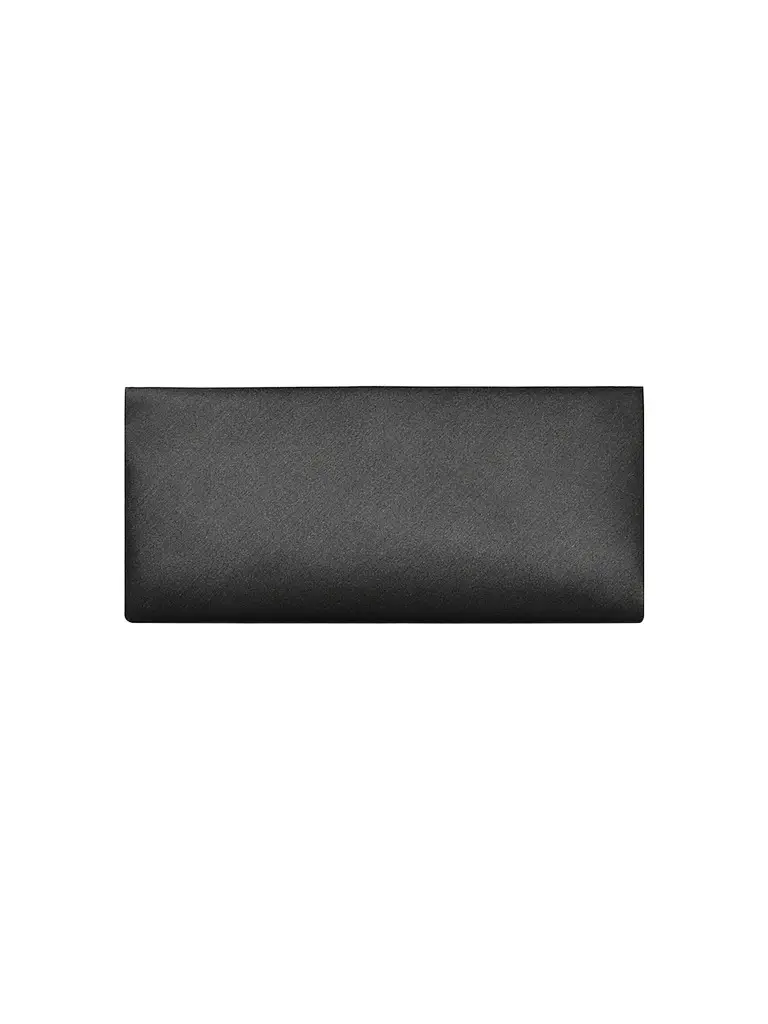 Saint Laurent Women's Satin Evening Soft Clutch - Black | Image 1 Saint Laurent Women's Satin Evening Soft Clutch - Black | Image 1