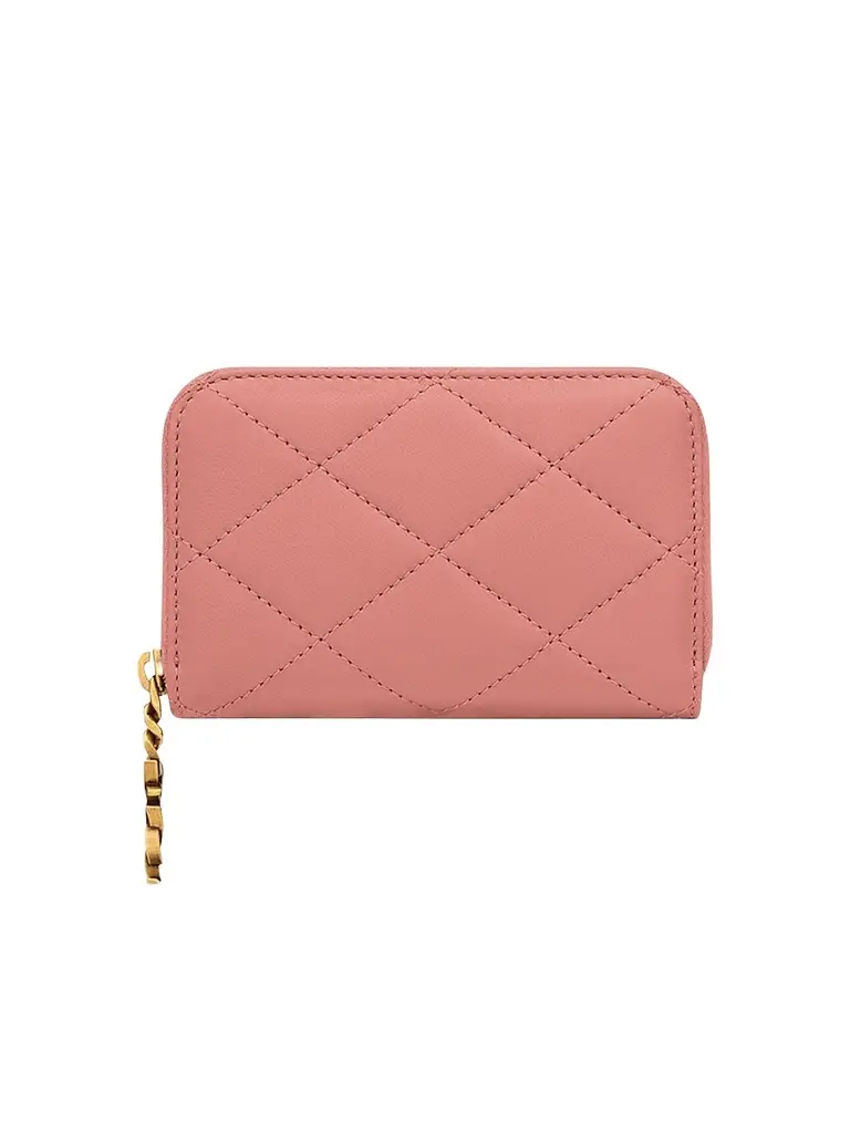 Saint Laurent Women's Cassandre Bijou Change Purse - Tulip Pink | Image 1 Saint Laurent Women's Cassandre Bijou Change Purse - Tulip Pink | Image 1