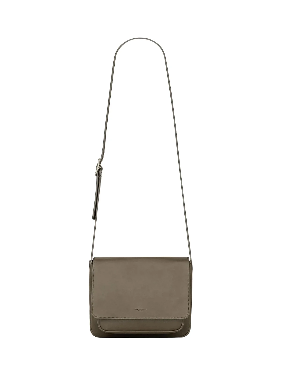 Men's Small Satchel Bag in Leather - Light Musk Men's Small Satchel Bag in Leather - Light Musk