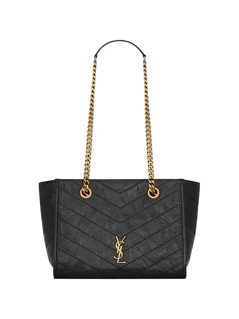 Saint Laurent Women's Niki Shopping Bag in Vintage Leather - Black | Image 1 Saint Laurent Women's Niki Shopping Bag in Vintage Leather - Black | Image 1