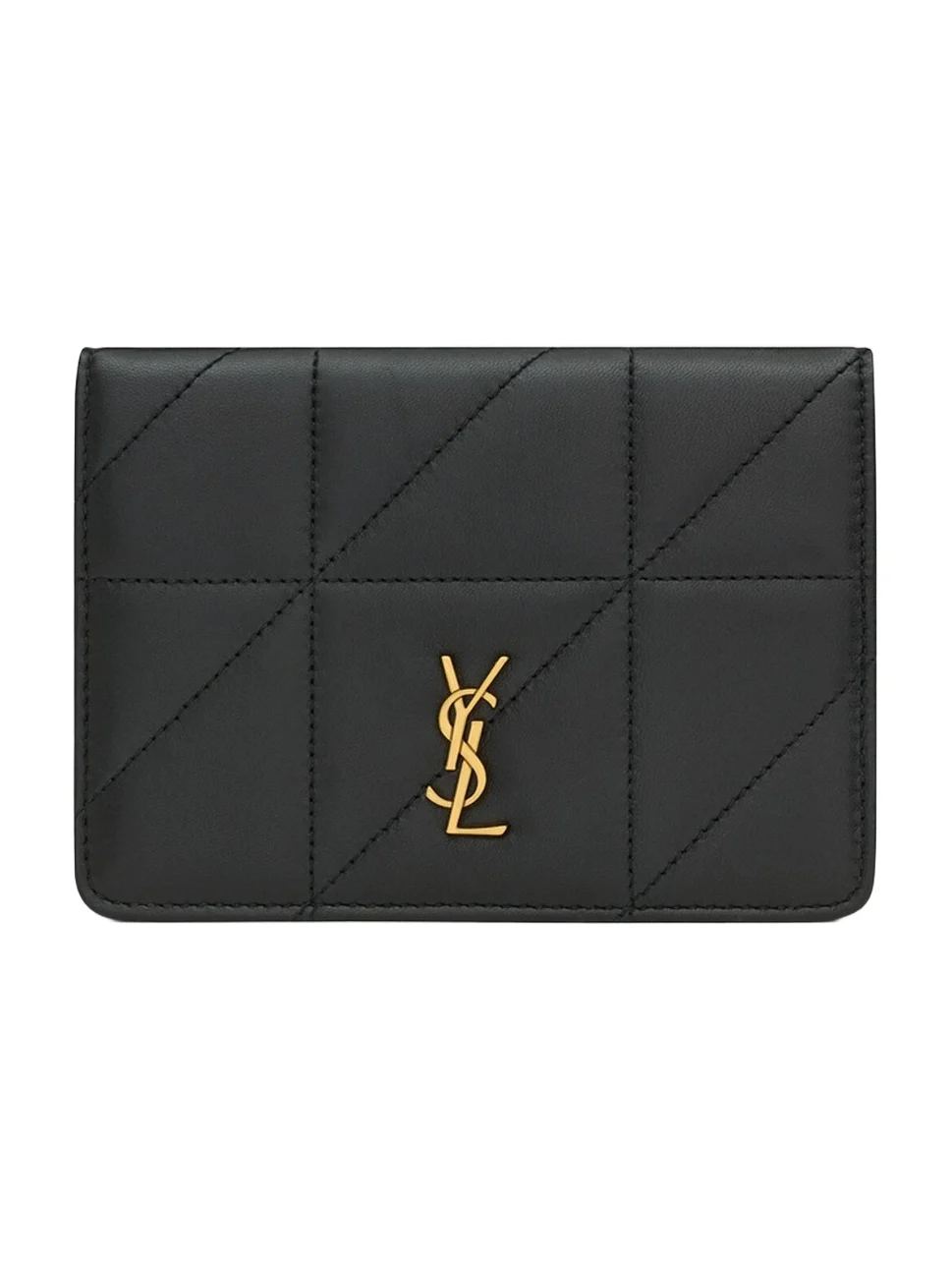Saint Laurent Jamie Passport Case in Lambskin Leather - Black
