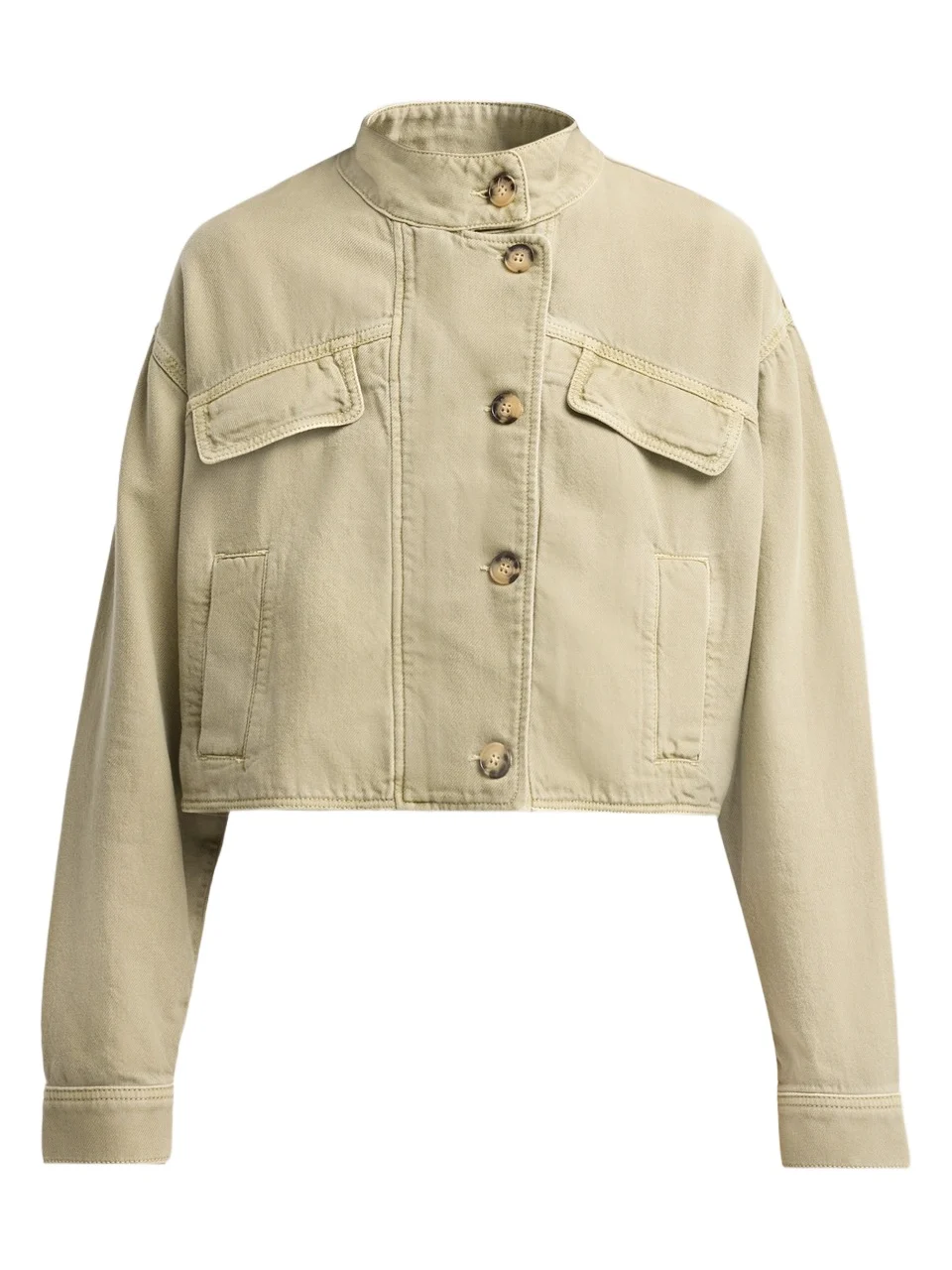 Ba&sh Women's Rallo Cotton Crop Jacket