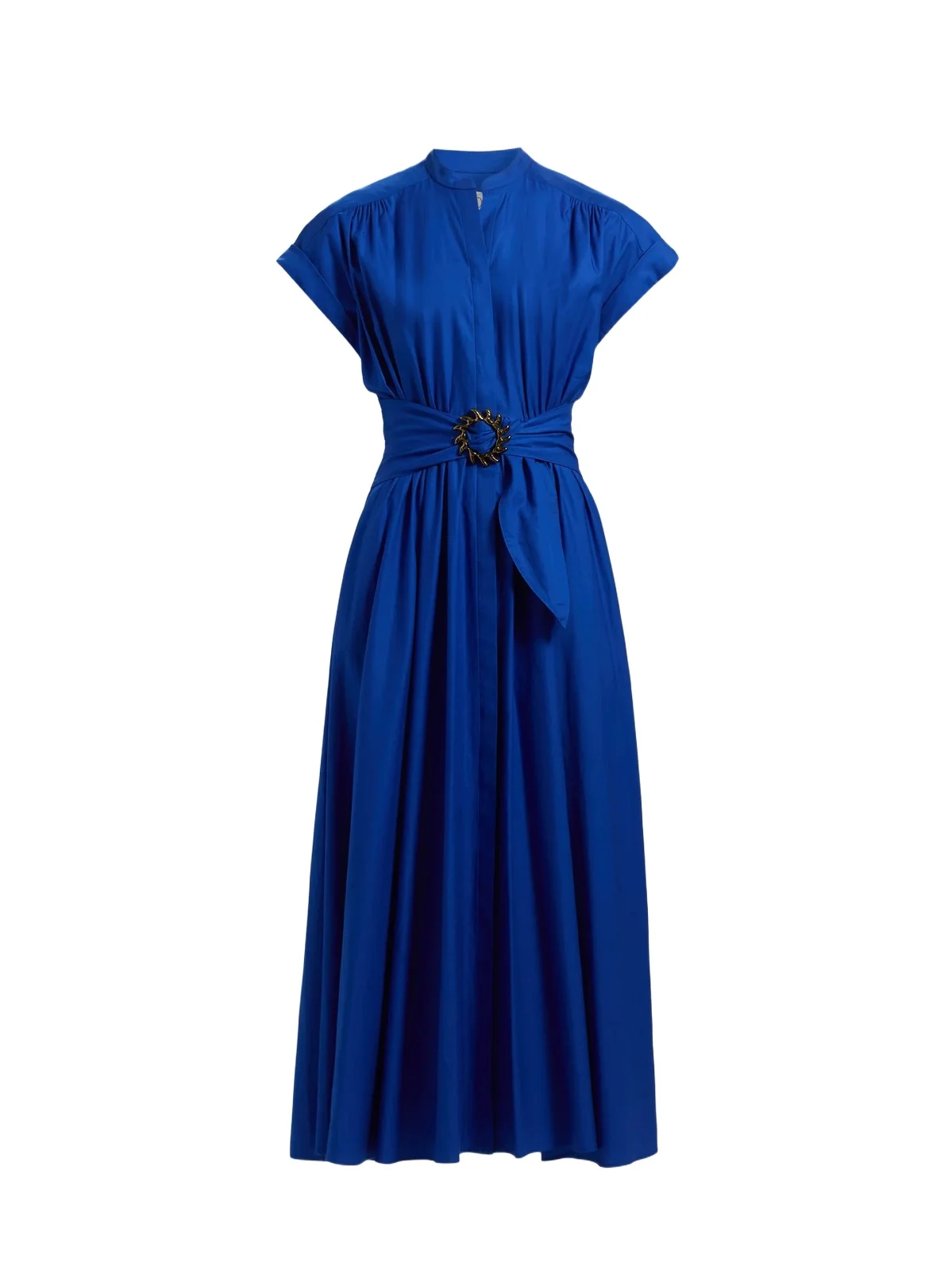 Saloni Women's Neesha Stretch-Cotton Self-Tie Maxi Dress