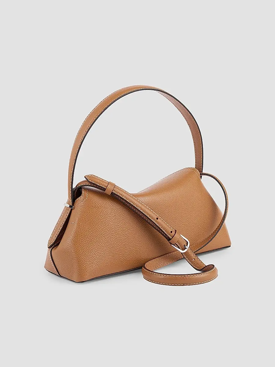 TOTEME Women's T-Lock Grain Leather Shoulder Bag | Thumbnail 2 TOTEME Women's T-Lock Grain Leather Shoulder Bag | Thumbnail 2
