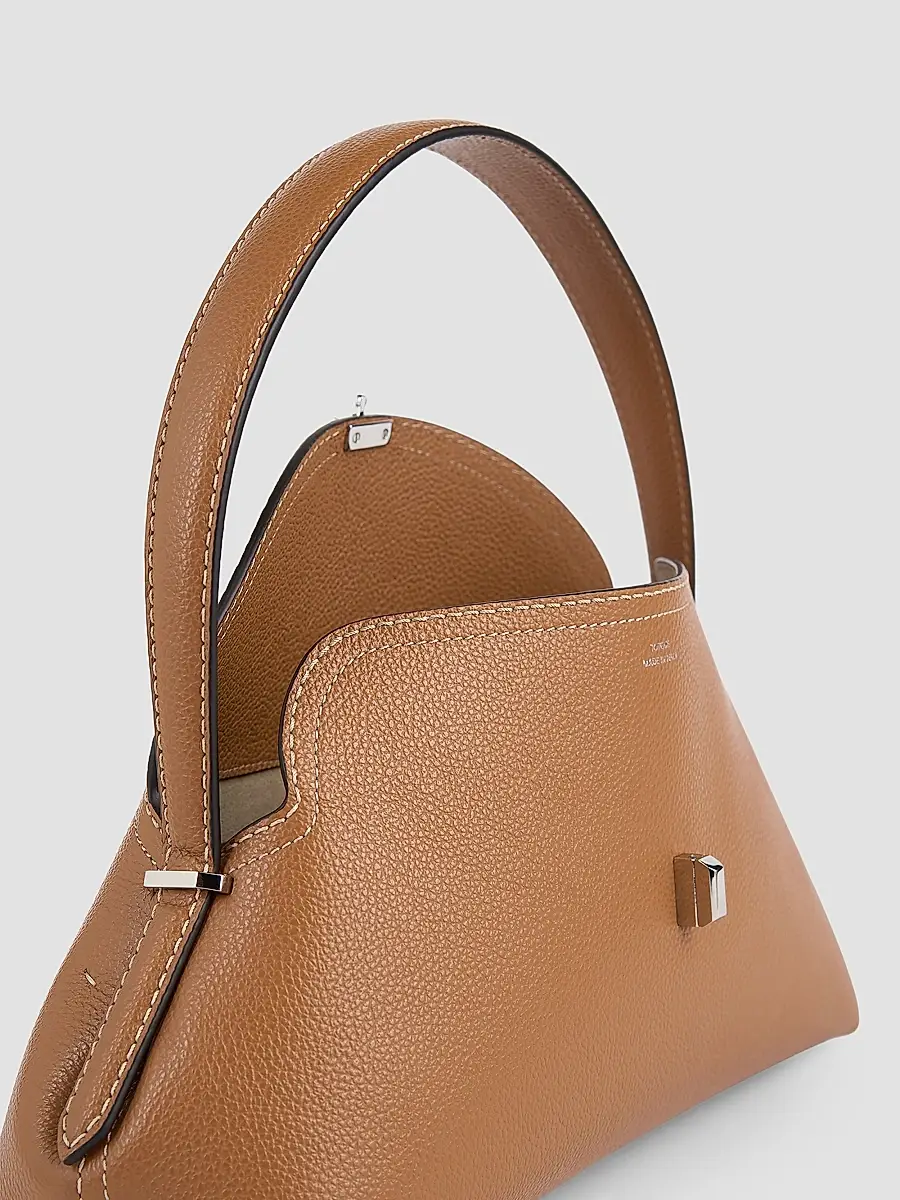 TOTEME Women's T-Lock Grain Leather Shoulder Bag | Thumbnail 3 TOTEME Women's T-Lock Grain Leather Shoulder Bag | Thumbnail 3