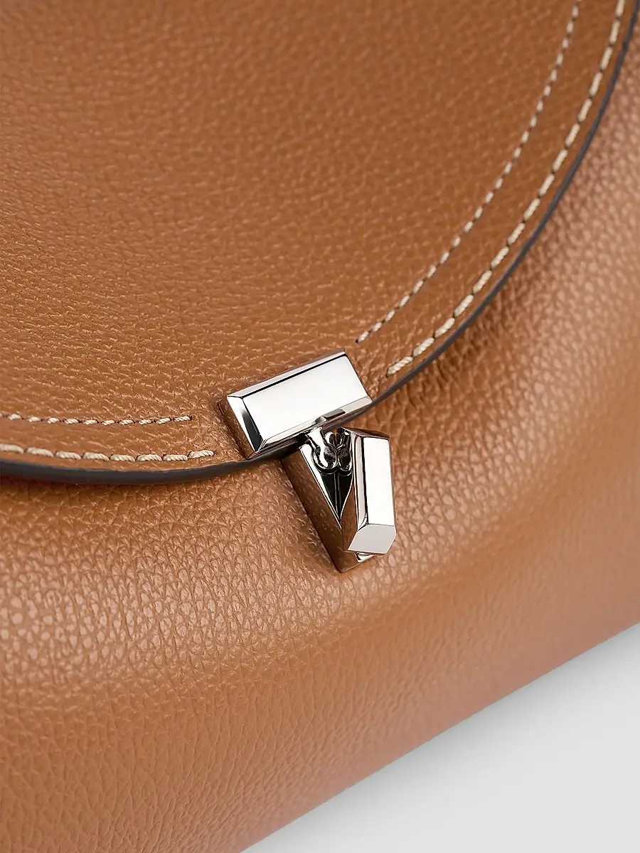 TOTEME Women's T-Lock Grain Leather Shoulder Bag | Thumbnail 5 TOTEME Women's T-Lock Grain Leather Shoulder Bag | Thumbnail 5