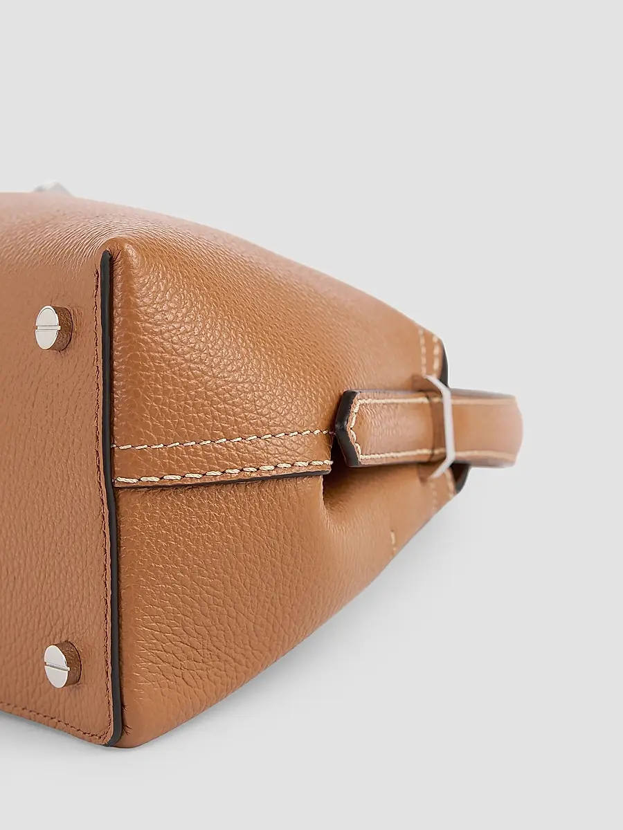 TOTEME Women's T-Lock Grain Leather Shoulder Bag | Thumbnail 6 TOTEME Women's T-Lock Grain Leather Shoulder Bag | Thumbnail 6