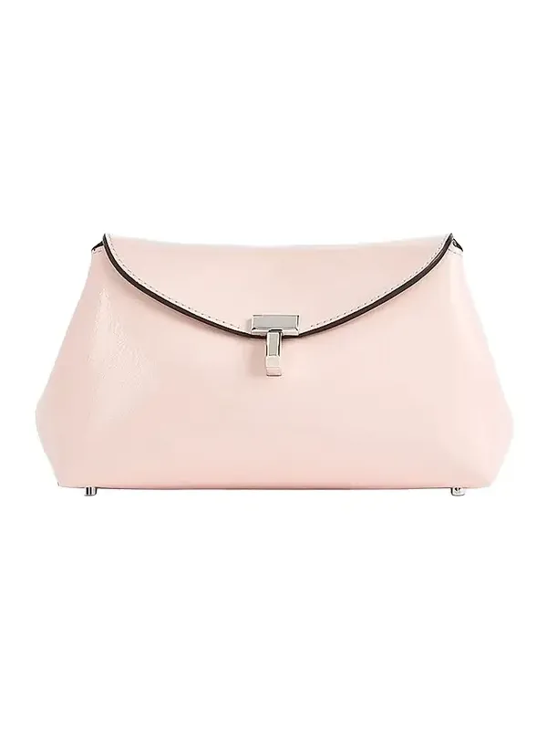 TOTEME Women's Mini T-Lock Naplack Leather Clutch