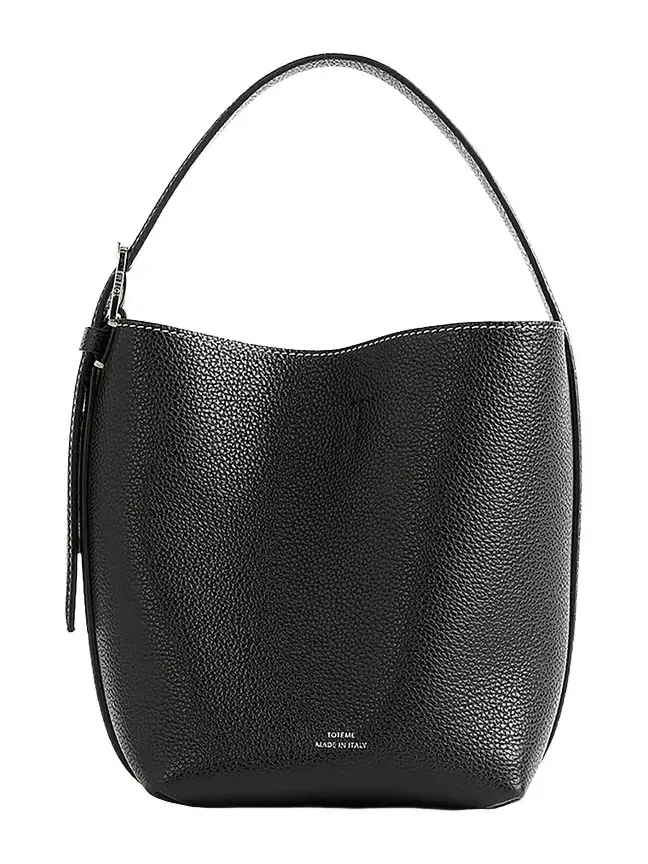 Women's Small Belted Grain Leather Tote