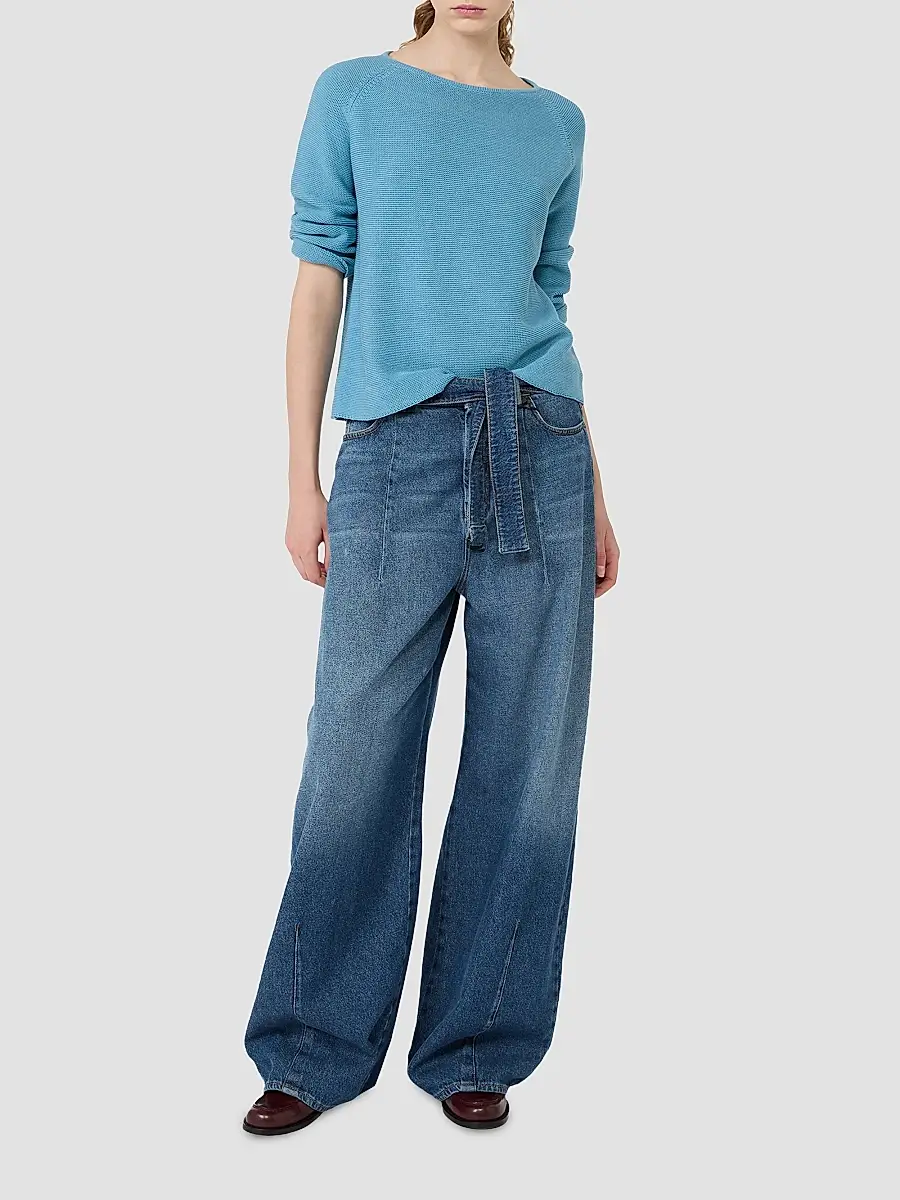 Weekend Max Mara Women's Cotton Yarn Sweater | Thumbnail 2 Weekend Max Mara Women's Cotton Yarn Sweater | Thumbnail 2