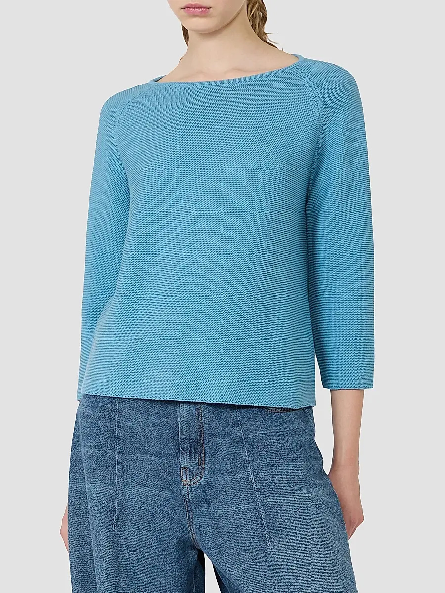 Weekend Max Mara Women's Cotton Yarn Sweater | Thumbnail 3 Weekend Max Mara Women's Cotton Yarn Sweater | Thumbnail 3
