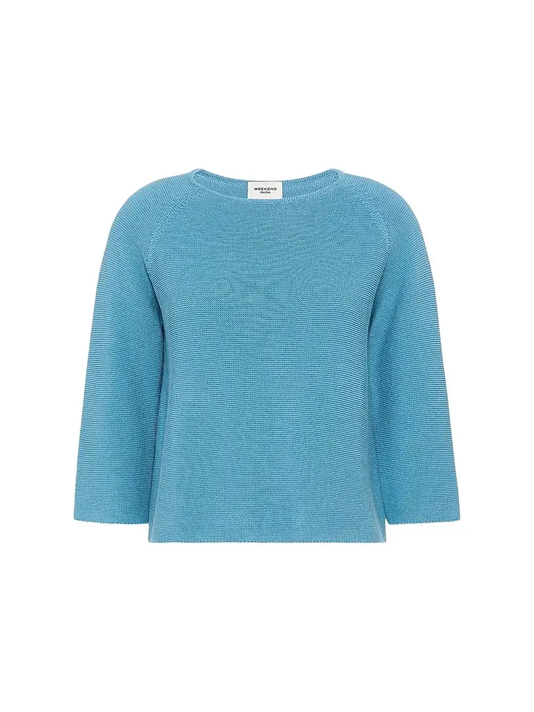 Weekend Max Mara Women's Cotton Yarn Sweater - Light Blue | Image 1 Weekend Max Mara Women's Cotton Yarn Sweater - Light Blue | Image 1
