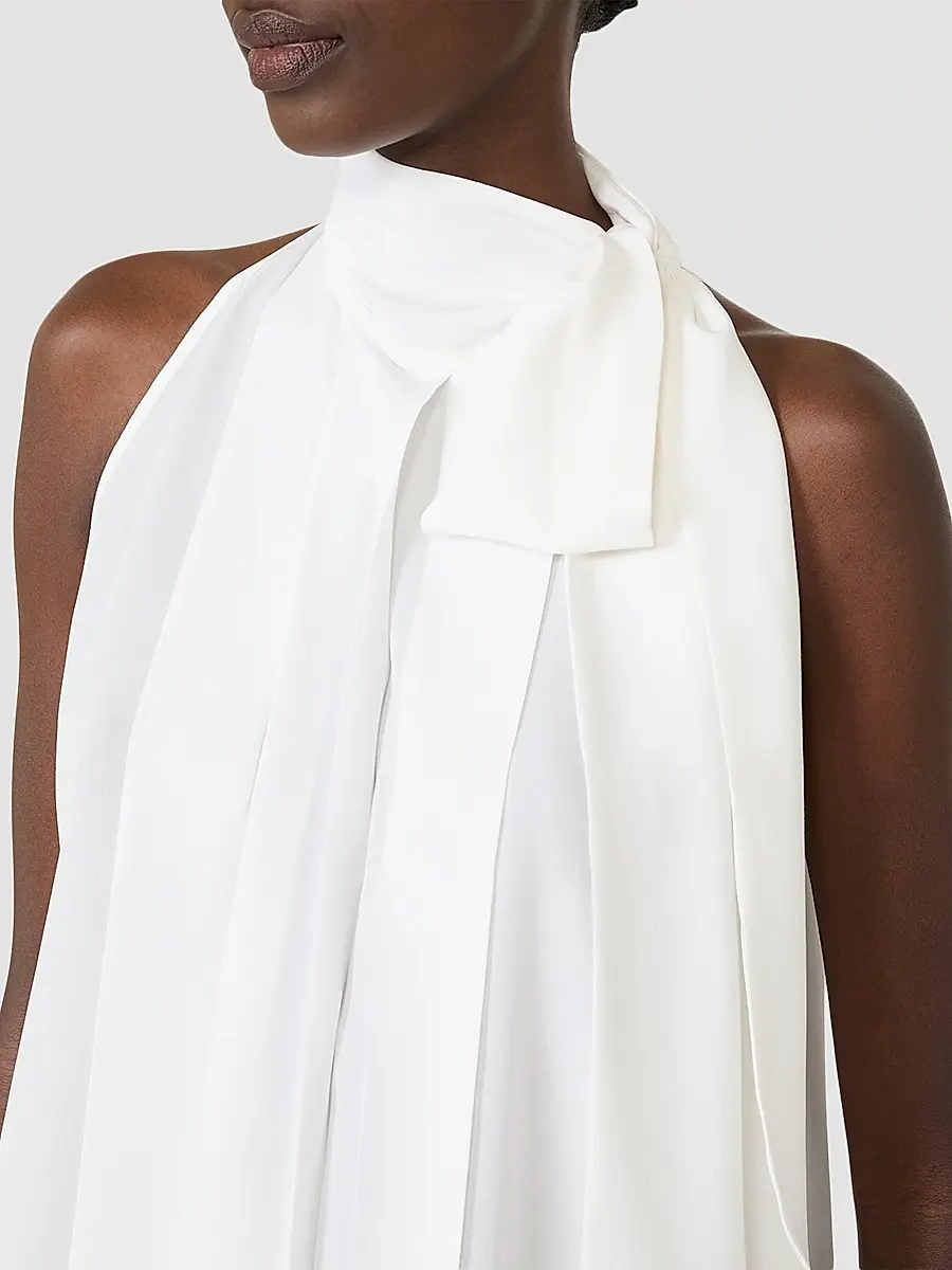 Max Mara Women's Sleeveless Crepe De Chine Top | Thumbnail 5 Max Mara Women's Sleeveless Crepe De Chine Top | Thumbnail 5