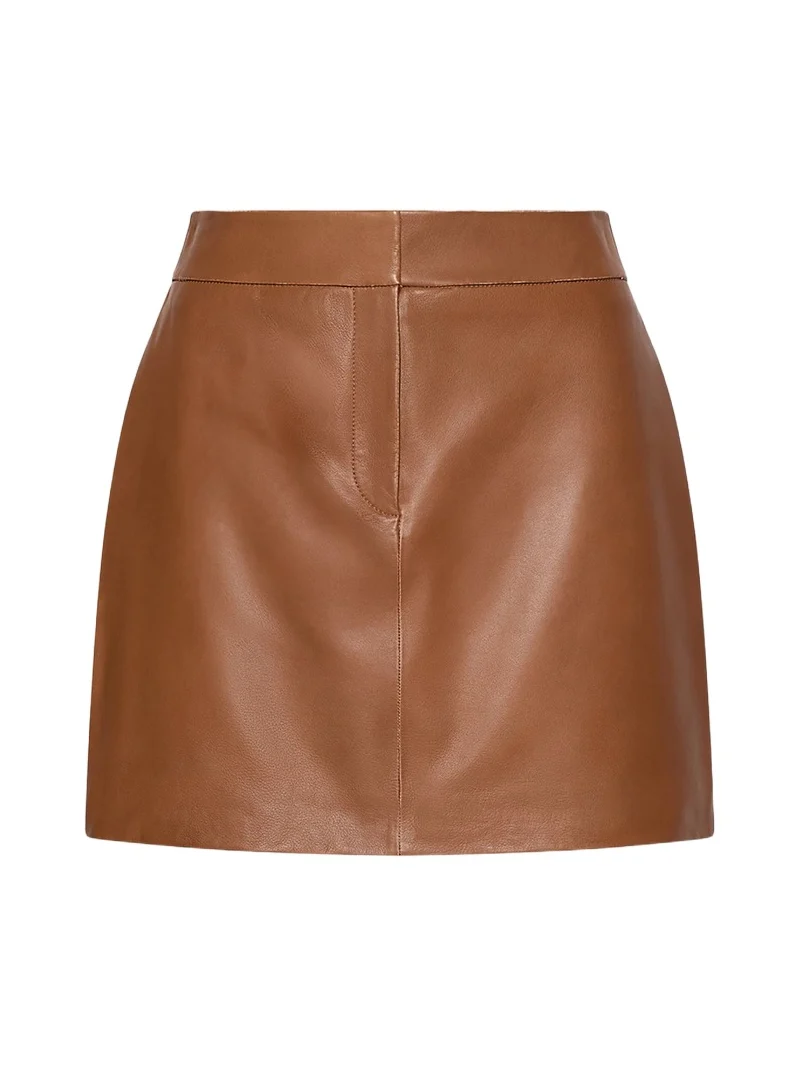 Women's Leather Mini Skirt