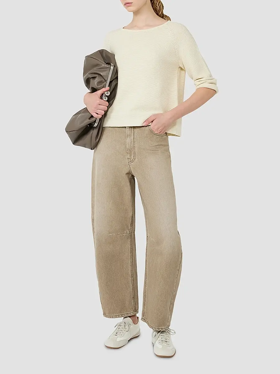 Weekend Max Mara Women's Cotton Yarn Sweater | Thumbnail 2