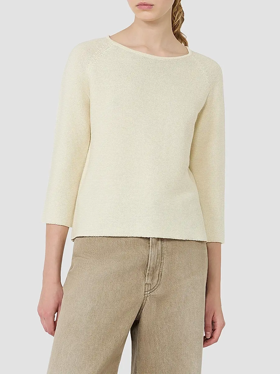 Weekend Max Mara Women's Cotton Yarn Sweater | Thumbnail 3