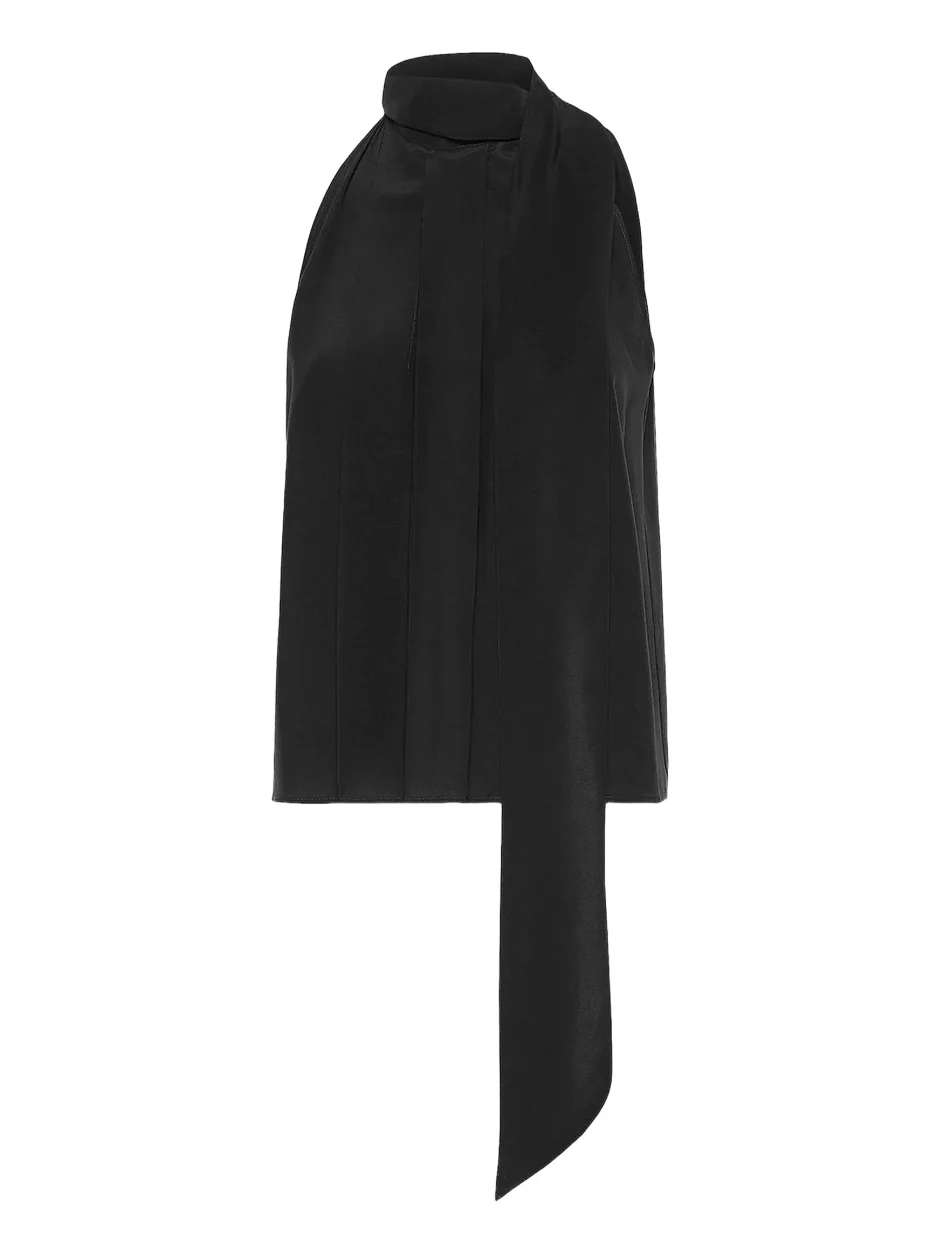 Max Mara Women's Sleeveless Crepe De Chine Top