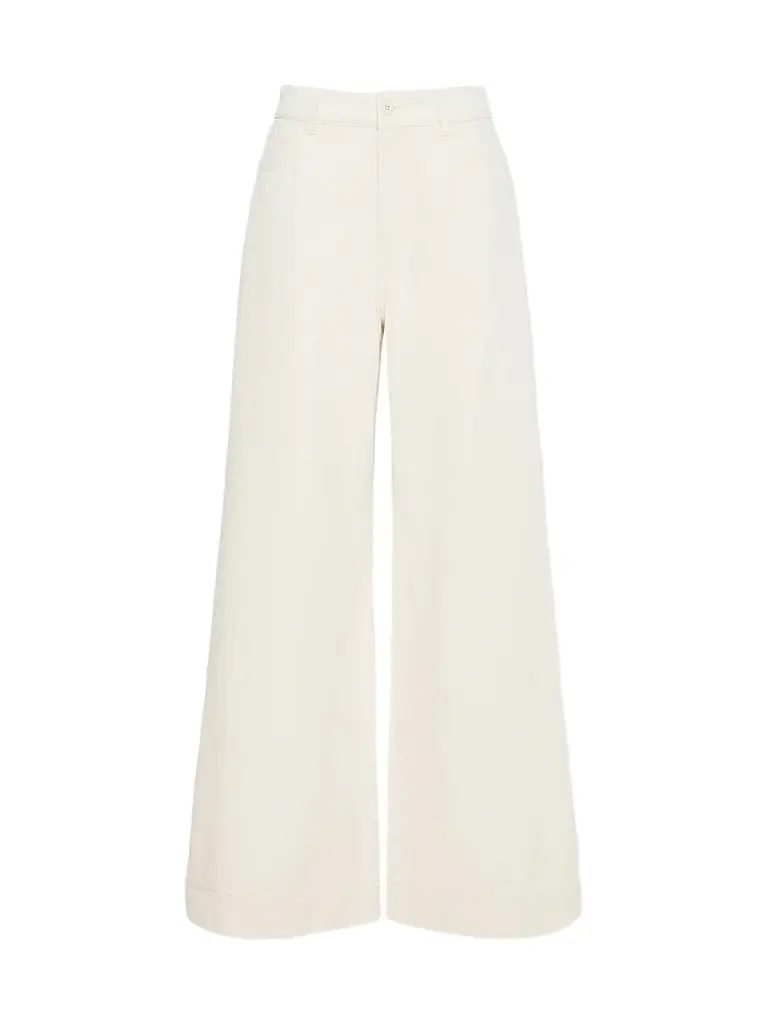 Weekend Max Mara Women's Cotton Bull Denim Jeans - Ecru | Image 1 Weekend Max Mara Women's Cotton Bull Denim Jeans - Ecru | Image 1