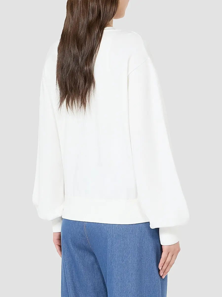 MM Max Mara Women's Viscose Yarn Sweater | Thumbnail 4