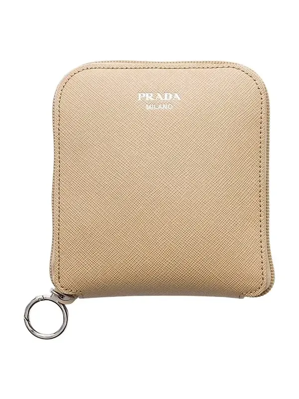 Women's Saffiano Leather Pendant with Re-Nylon Tote Bag Women's Saffiano Leather Pendant with Re-Nylon Tote Bag