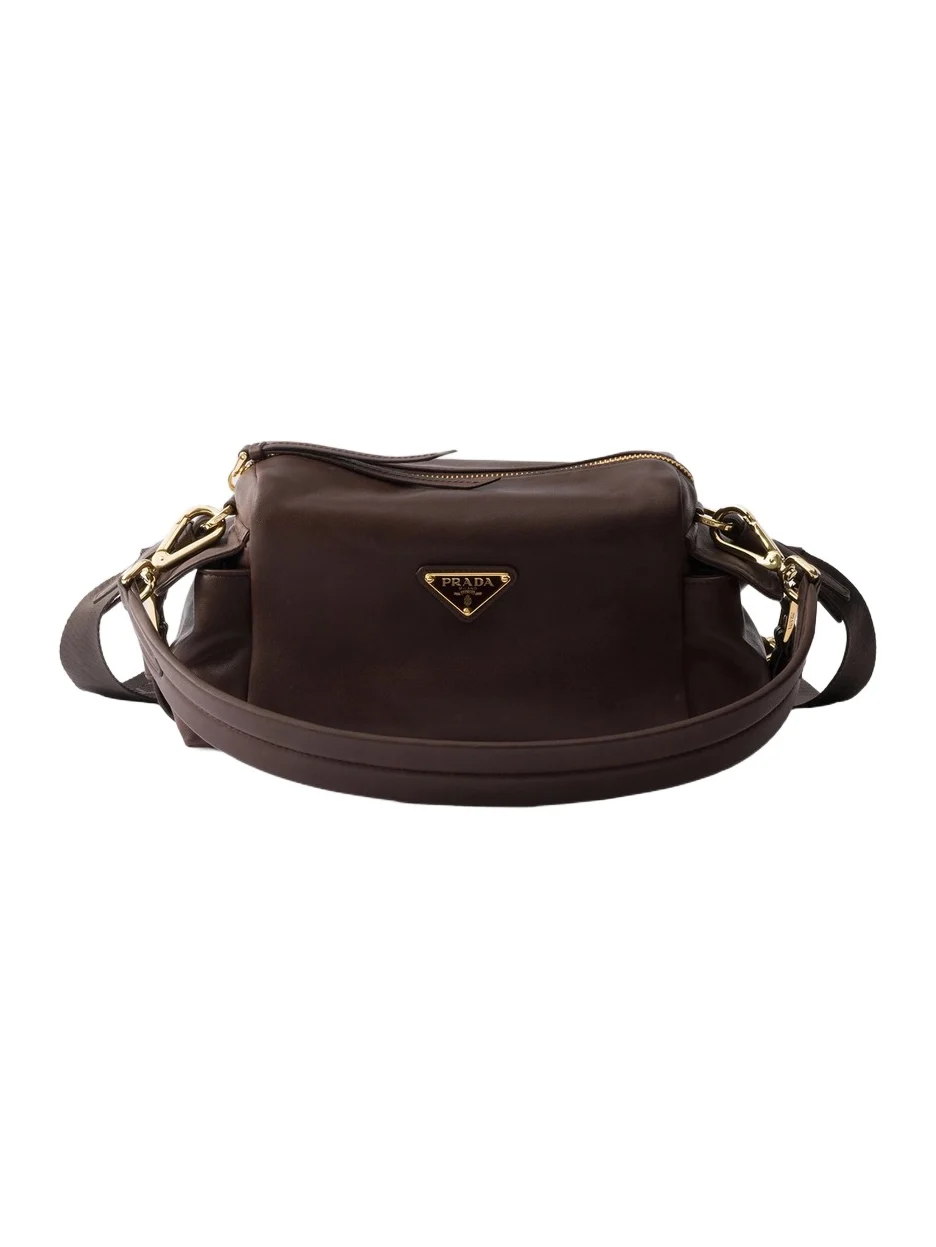 Women's Explore Small Nappa Leather Shoulder Bag Women's Explore Small Nappa Leather Shoulder Bag