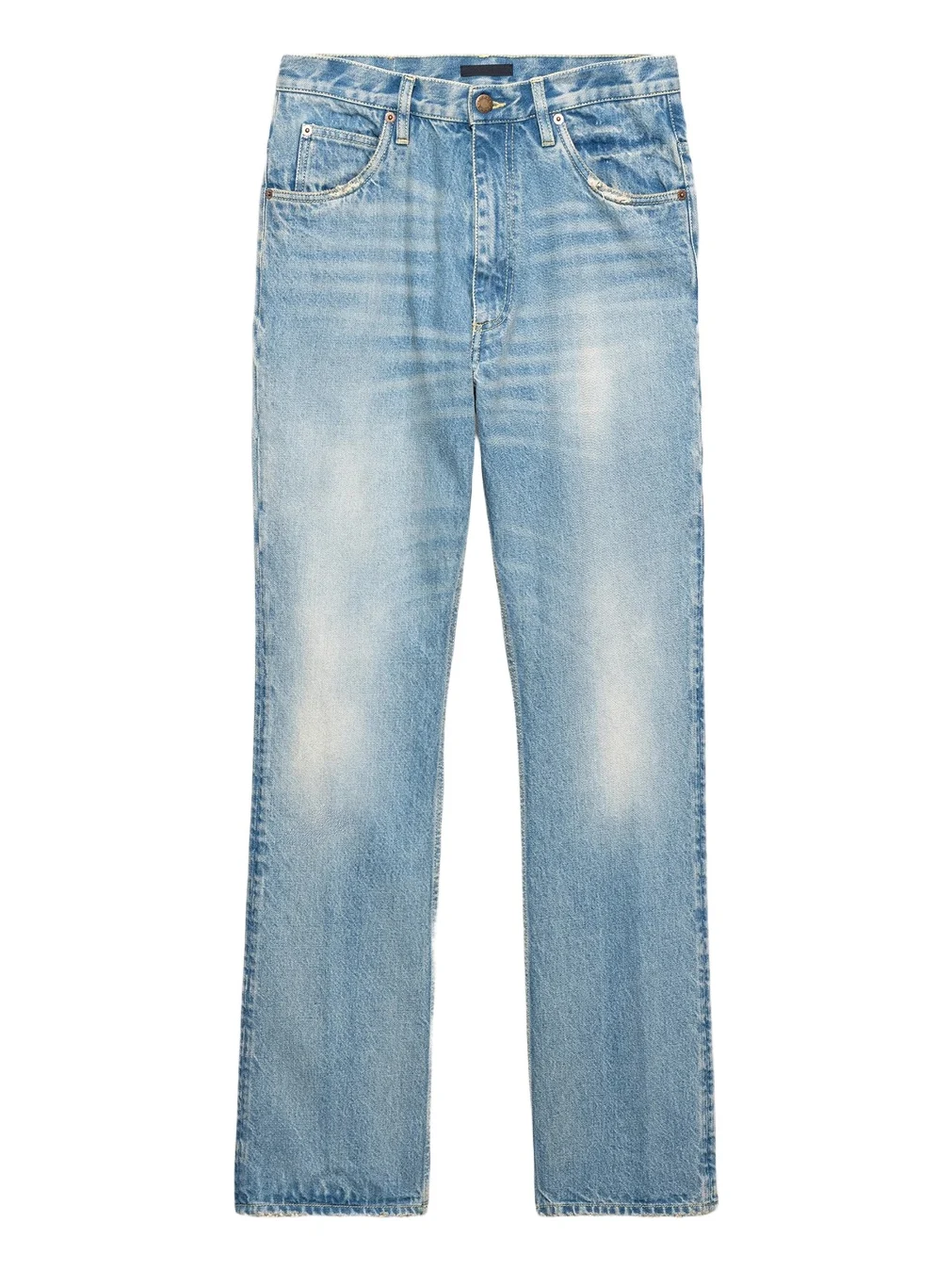 Men's Washed Denim Jeans
