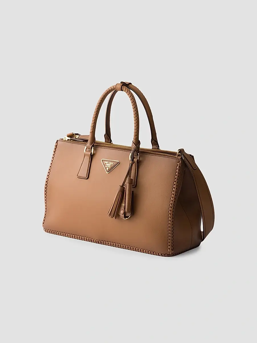 Prada Women's Galleria Large Leather Tote Bag | Thumbnail 2 Prada Women's Galleria Large Leather Tote Bag | Thumbnail 2