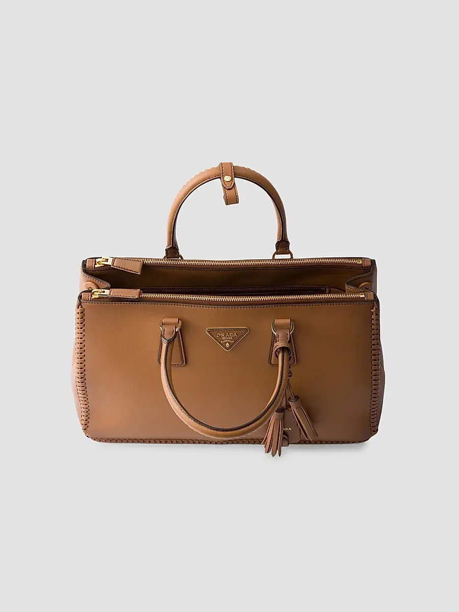 Prada Women's Galleria Large Leather Tote Bag | Thumbnail 4 Prada Women's Galleria Large Leather Tote Bag | Thumbnail 4
