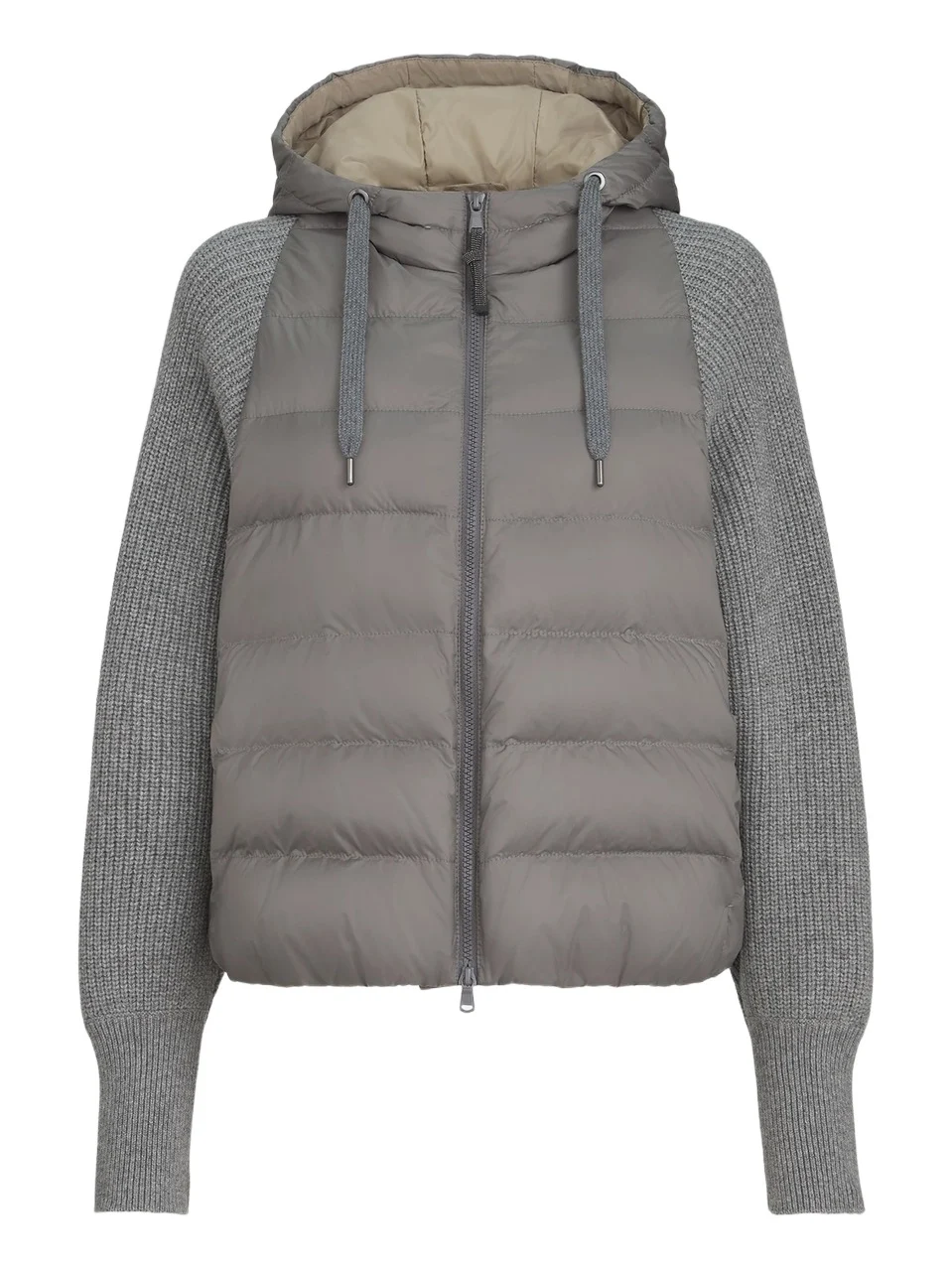 Brunello Cucinelli Women's Water-Resistant Matte Nylon Hooded Down Jacket