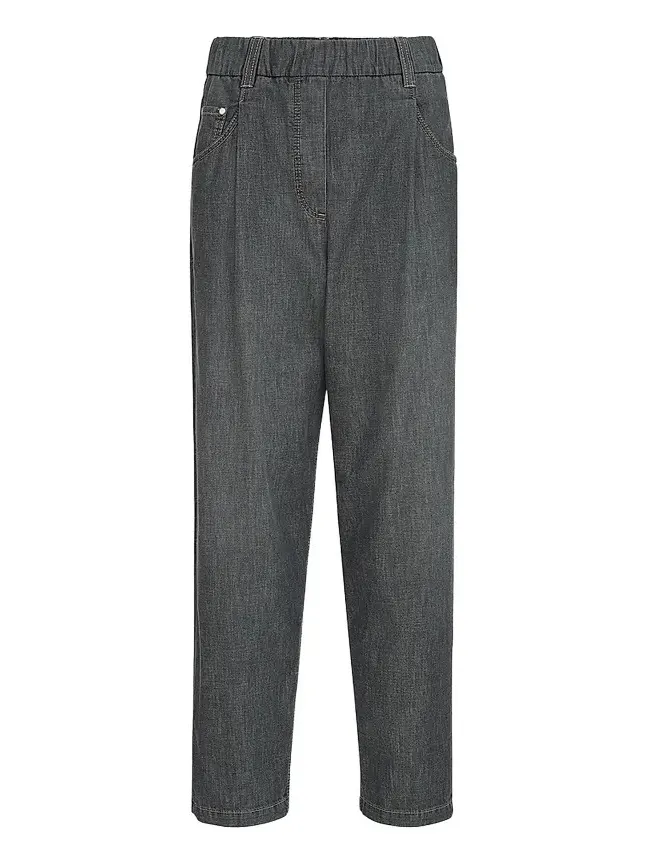 Brunello Cucinelli Women's Lightweight Denim Five-Pocket Jeans