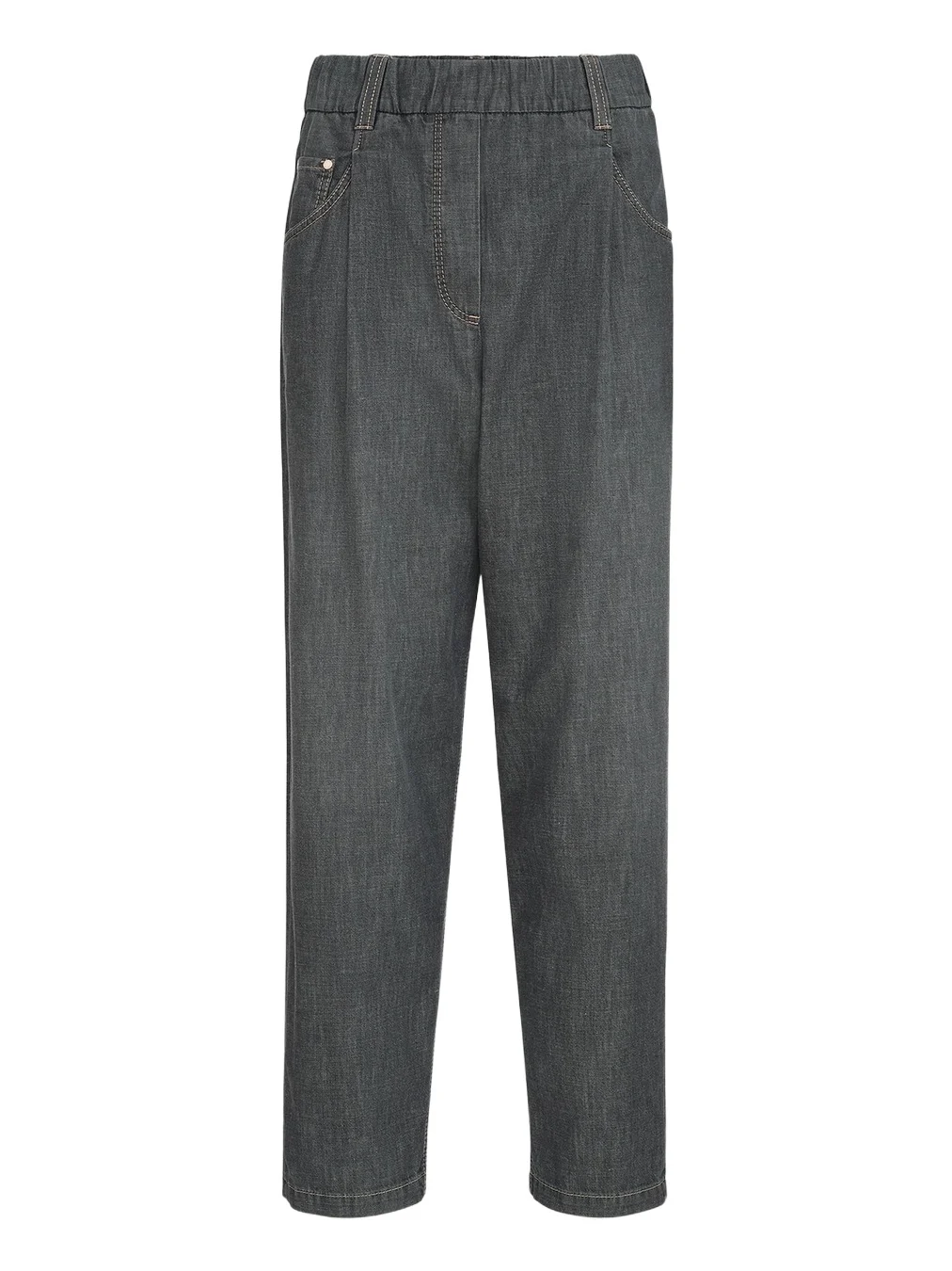 Brunello Cucinelli Women's Lightweight Denim Five-Pocket Jeans