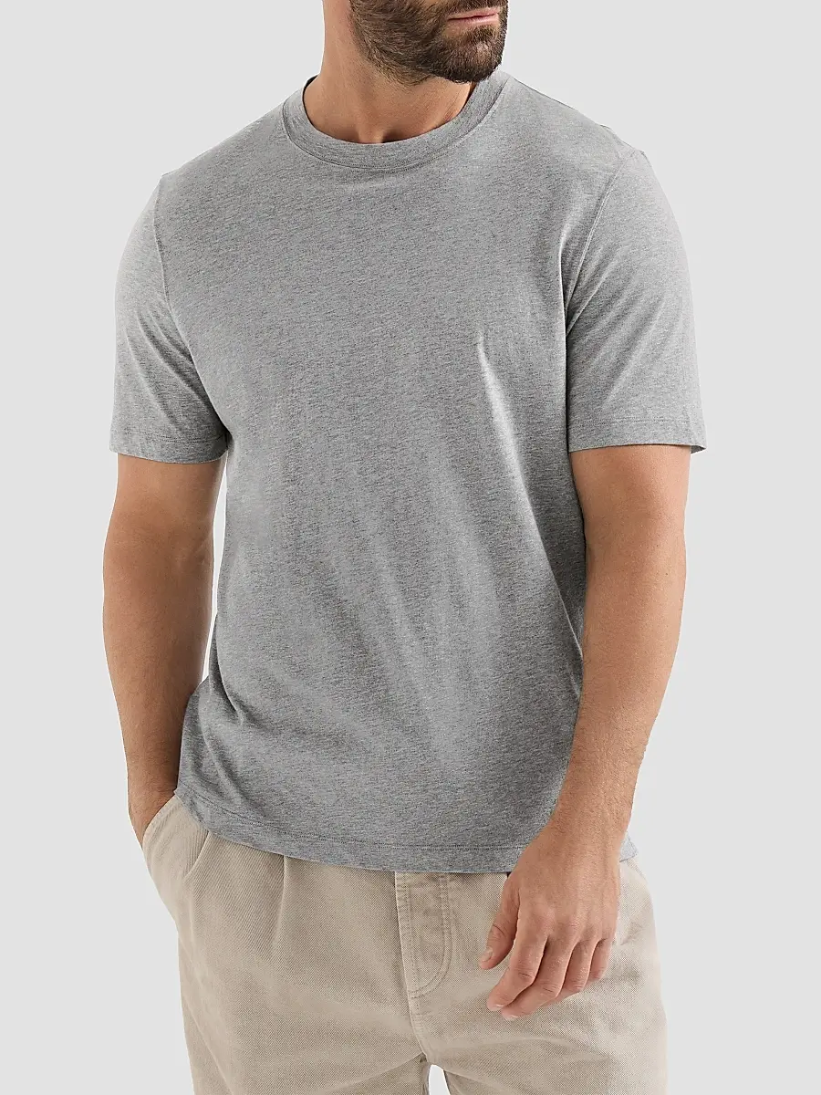 Brunello Cucinelli Men's Cotton Jersey Crewneck T-Shirt | Thumbnail 2