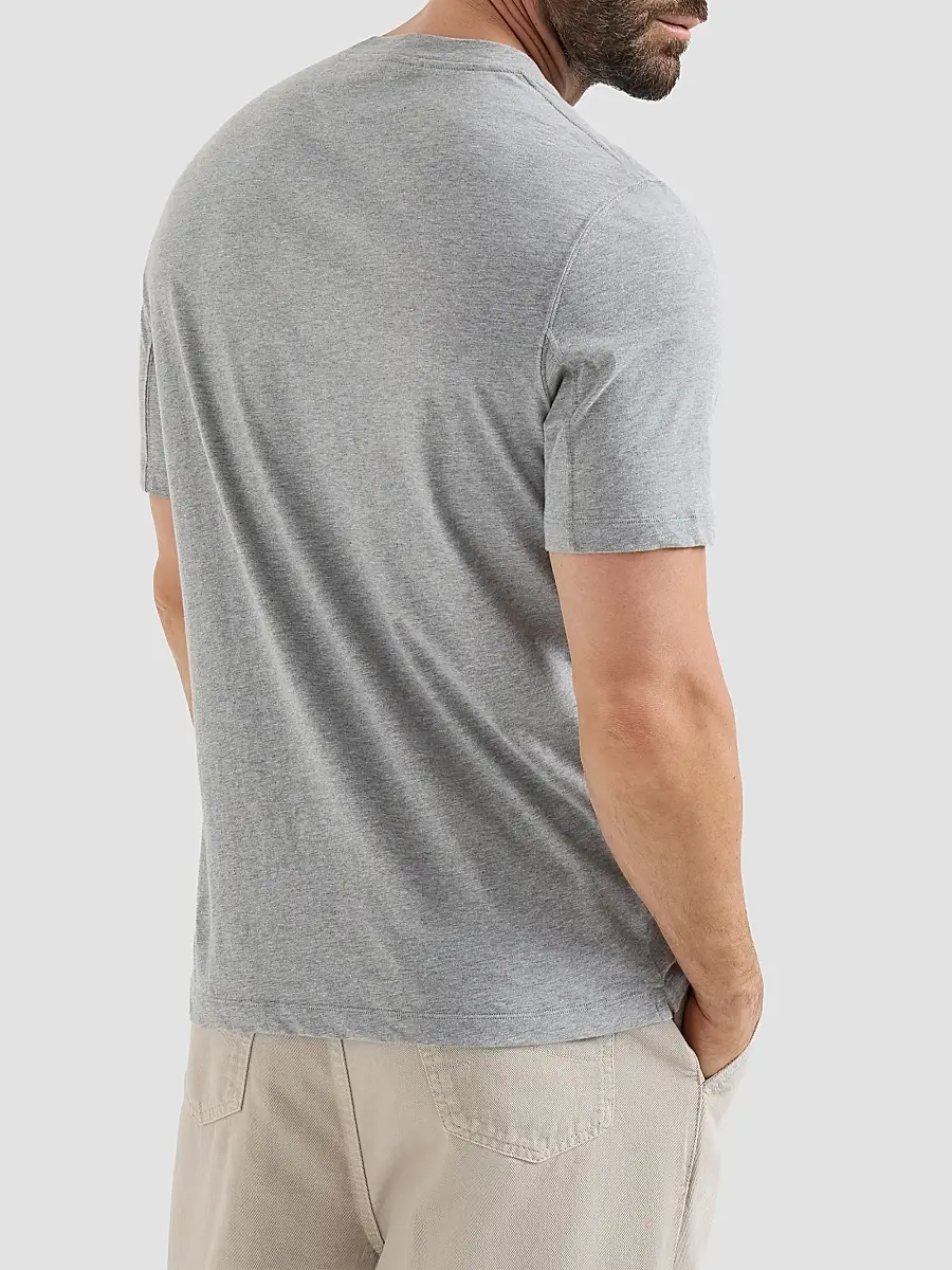 Brunello Cucinelli Men's Cotton Jersey Crewneck T-Shirt | Thumbnail 3