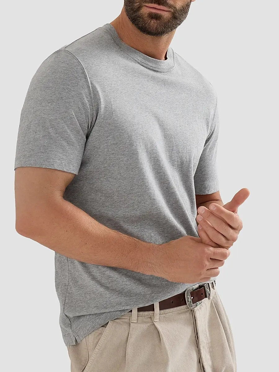 Brunello Cucinelli Men's Cotton Jersey Crewneck T-Shirt | Thumbnail 4