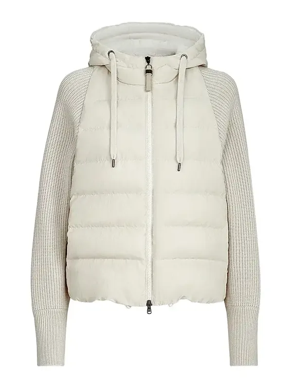 Brunello Cucinelli Women's Water-Resistant Matte Nylon Hooded Down Jacket