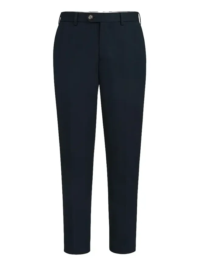 Brunello Cucinelli Men's Cotton and Virgin Wool Gabardine Italian Fit Trousers