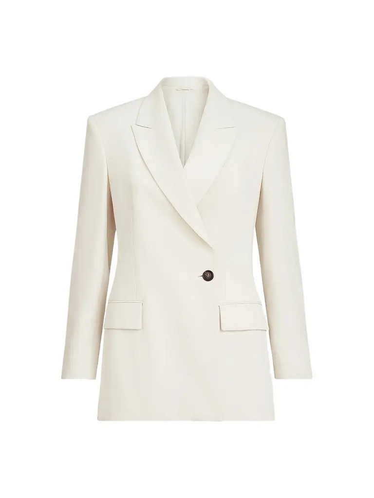 Brunello Cucinelli Women's Comfort Viscose Couture Twill Blazer