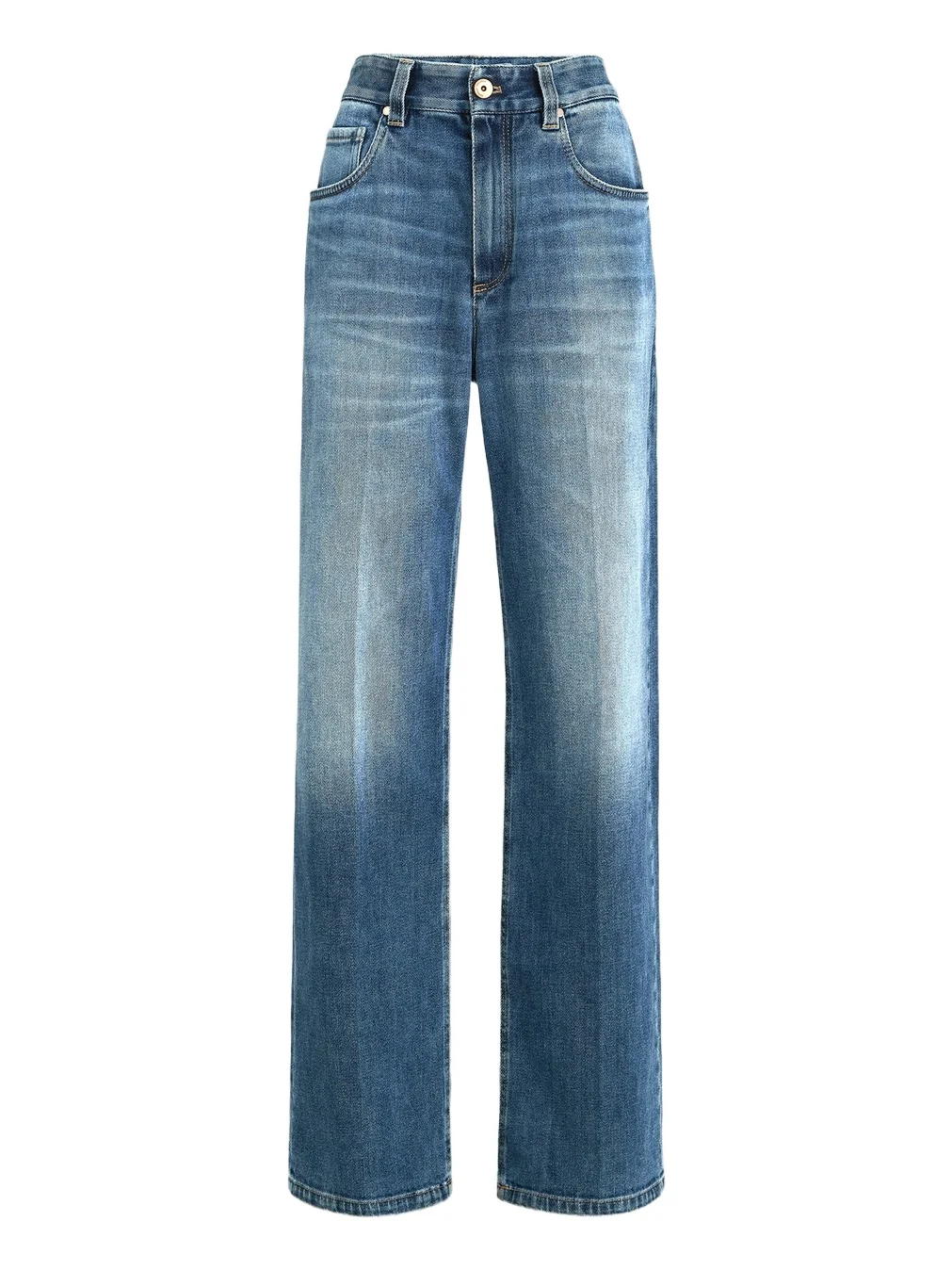 Brunello Cucinelli Women's Comfort Cotton Denim Contemporary Loose Jeans