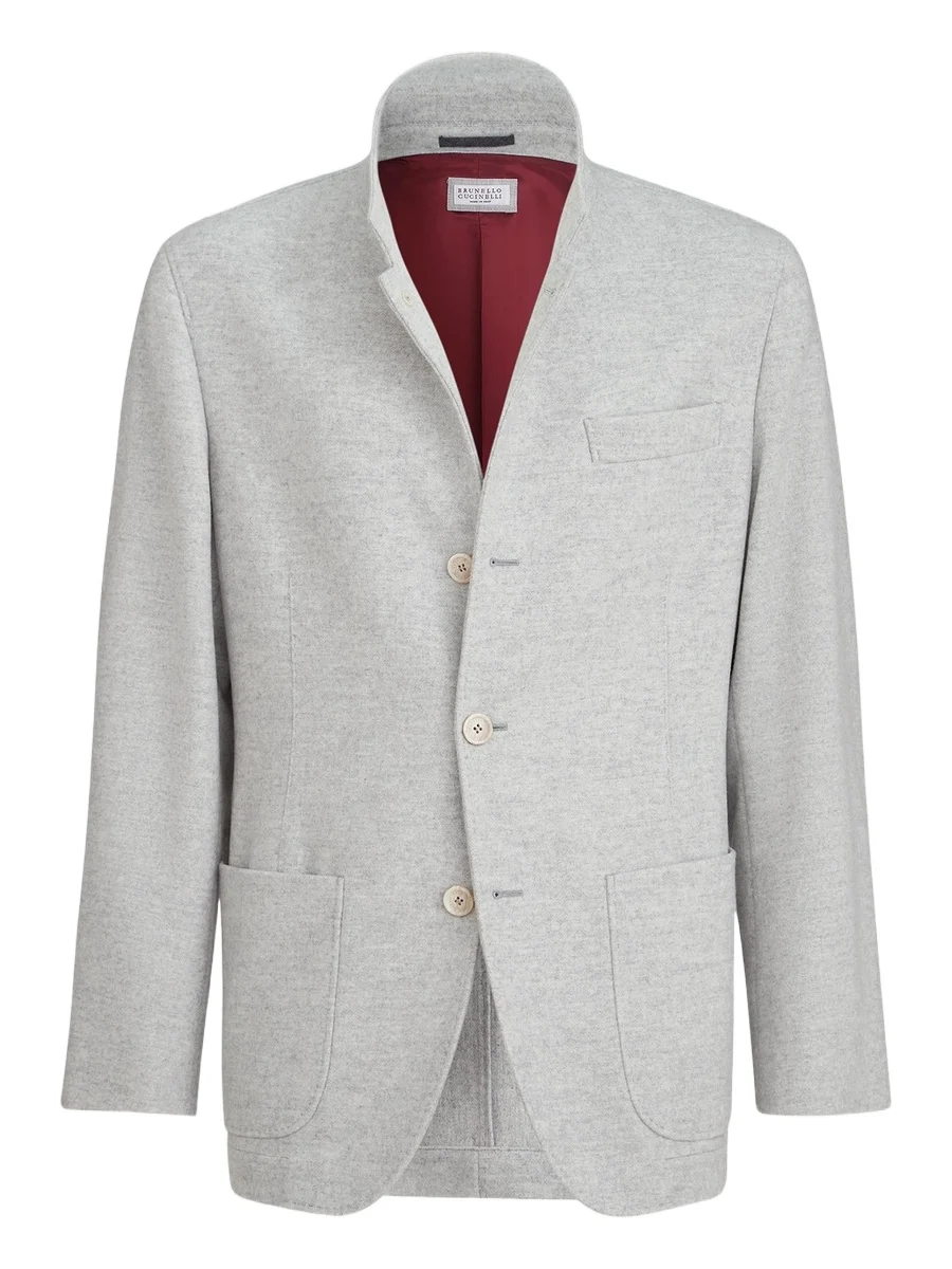 Brunello Cucinelli Men's Lightweight Water-Resistant Cashmere Outerwear Blazer