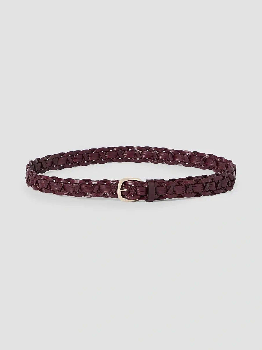Brunello Cucinelli Men's Leather Braided Belt | Thumbnail 2 Brunello Cucinelli Men's Leather Braided Belt | Thumbnail 2