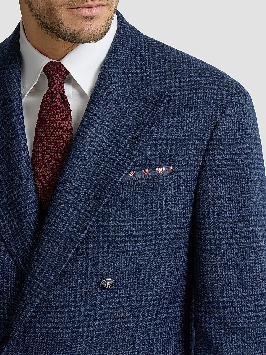 Brunello Cucinelli Men's Silk Knit Tie | Thumbnail 2