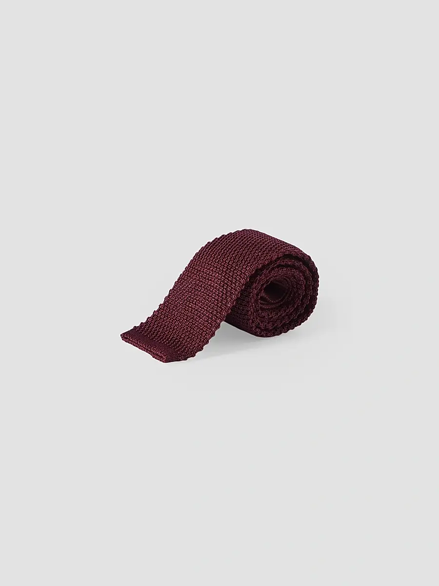 Brunello Cucinelli Men's Silk Knit Tie | Thumbnail 3