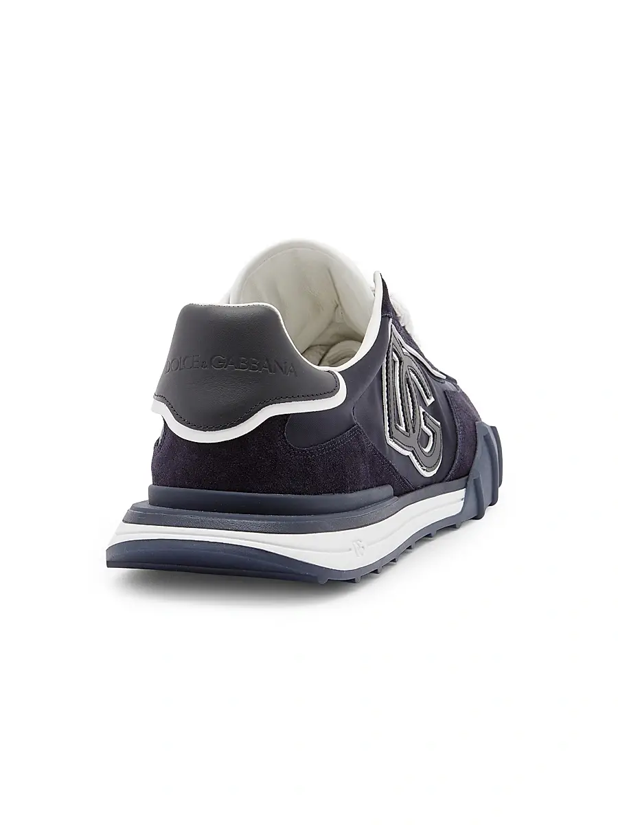 Dolce & Gabbana Men's New NY Leather-Blend Low-Top Sneakers | Thumbnail 3 Dolce & Gabbana Men's New NY Leather-Blend Low-Top Sneakers | Thumbnail 3