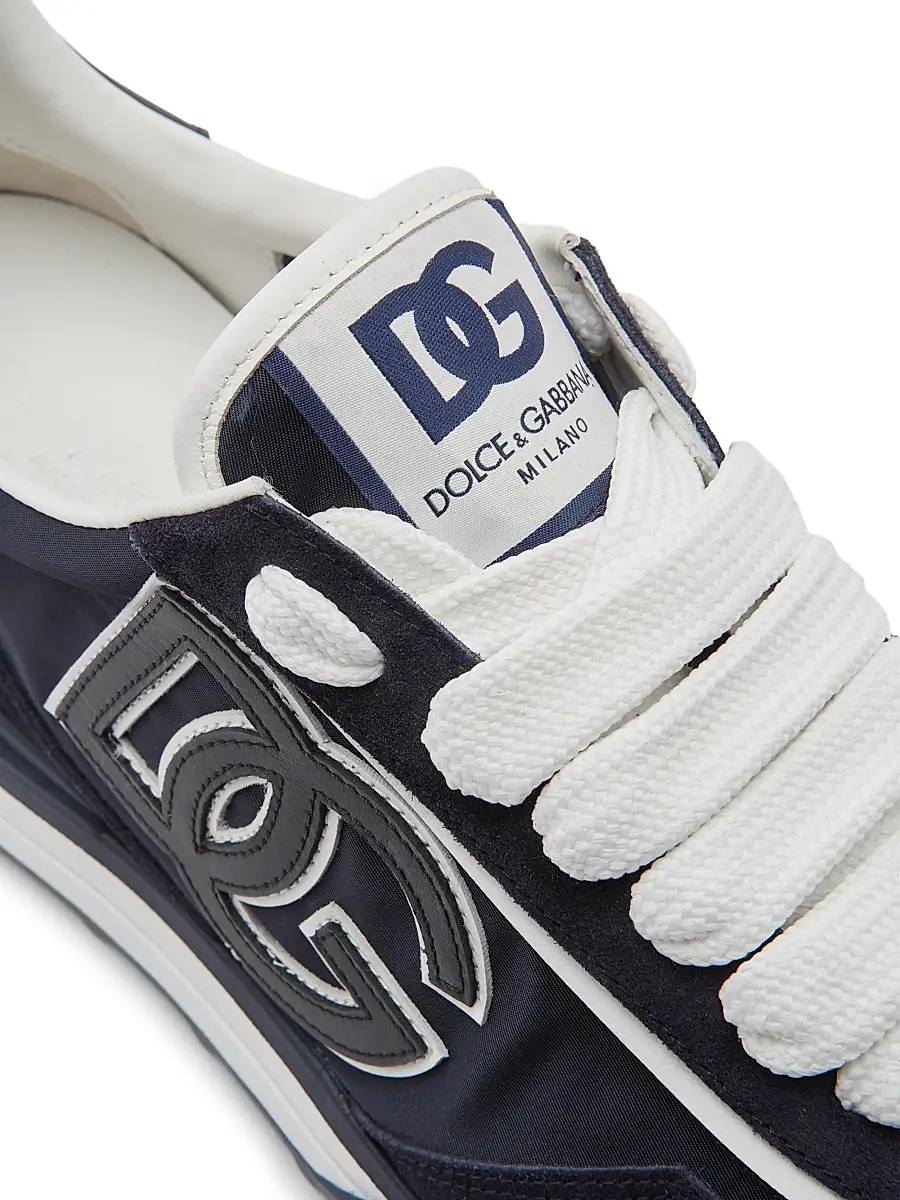 Dolce & Gabbana Men's New NY Leather-Blend Low-Top Sneakers | Thumbnail 5 Dolce & Gabbana Men's New NY Leather-Blend Low-Top Sneakers | Thumbnail 5