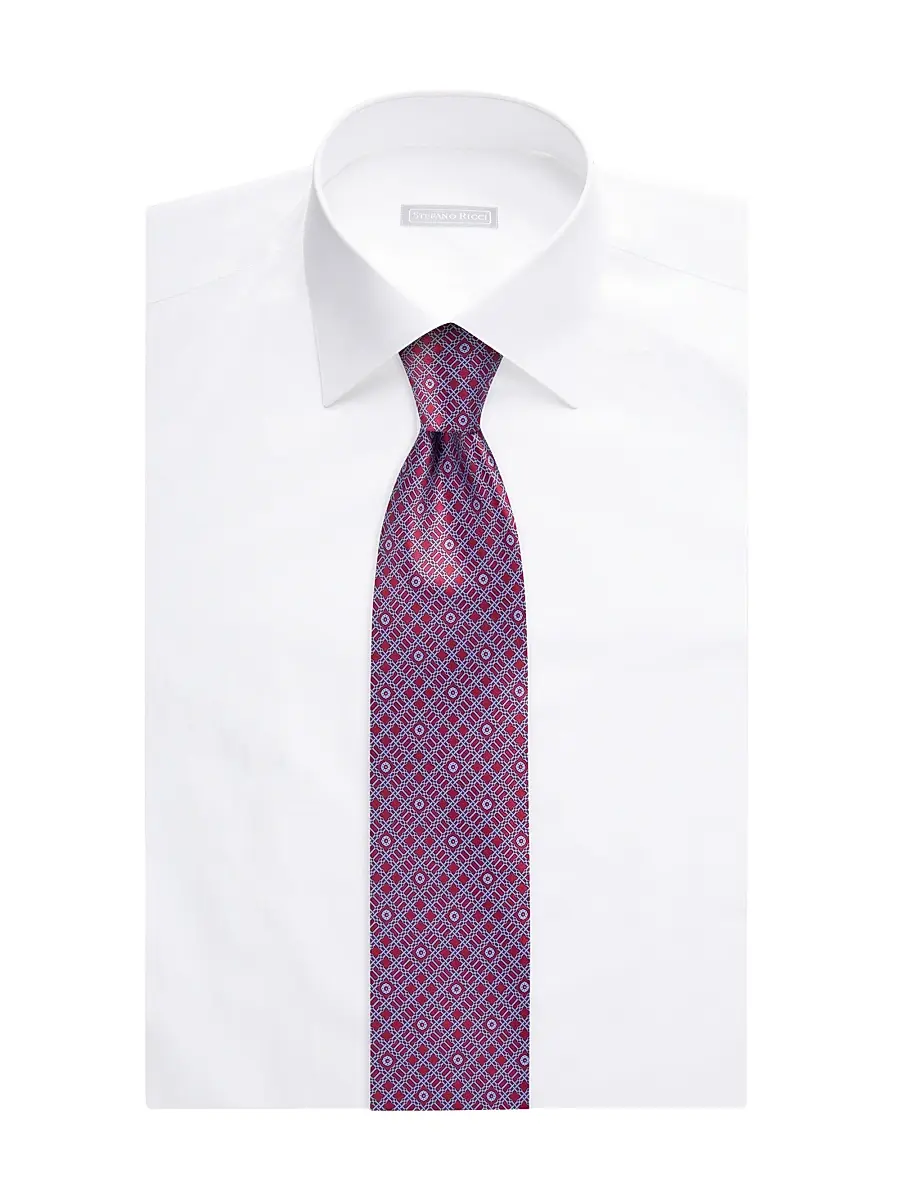 Stefano Ricci Men's Handmade Luxury Silk Tie | Thumbnail 2 Stefano Ricci Men's Handmade Luxury Silk Tie | Thumbnail 2